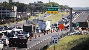 Weekday morning traffic on I‑35 between Kyle, Buda, San Marcos, and Austin