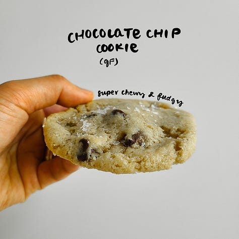 gluten free chocolate chip cookie