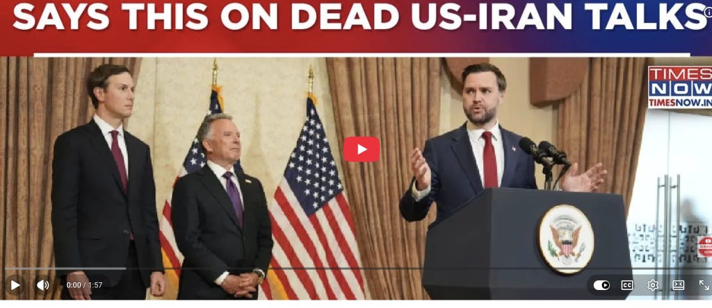 Trump Refuses Exit Ramp, War with Iran will Continue