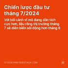Chiến lược đầu tư tháng 7/2024