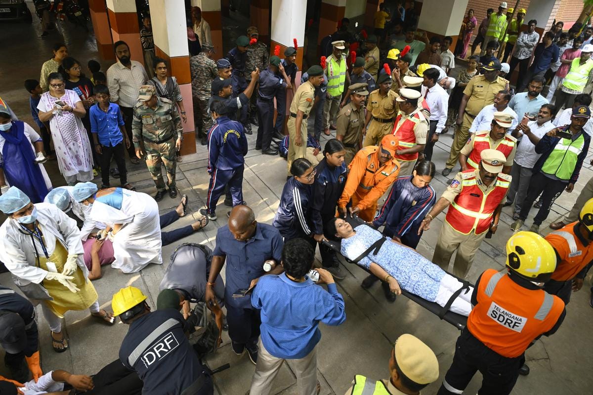 Operation Abhyaas: Hyderabad stages massive civil defence mock drill after five decades - The Hindu Operation Abhyaas: Hyderabad stages massive civil defence mock drill after five decades - The Hindu