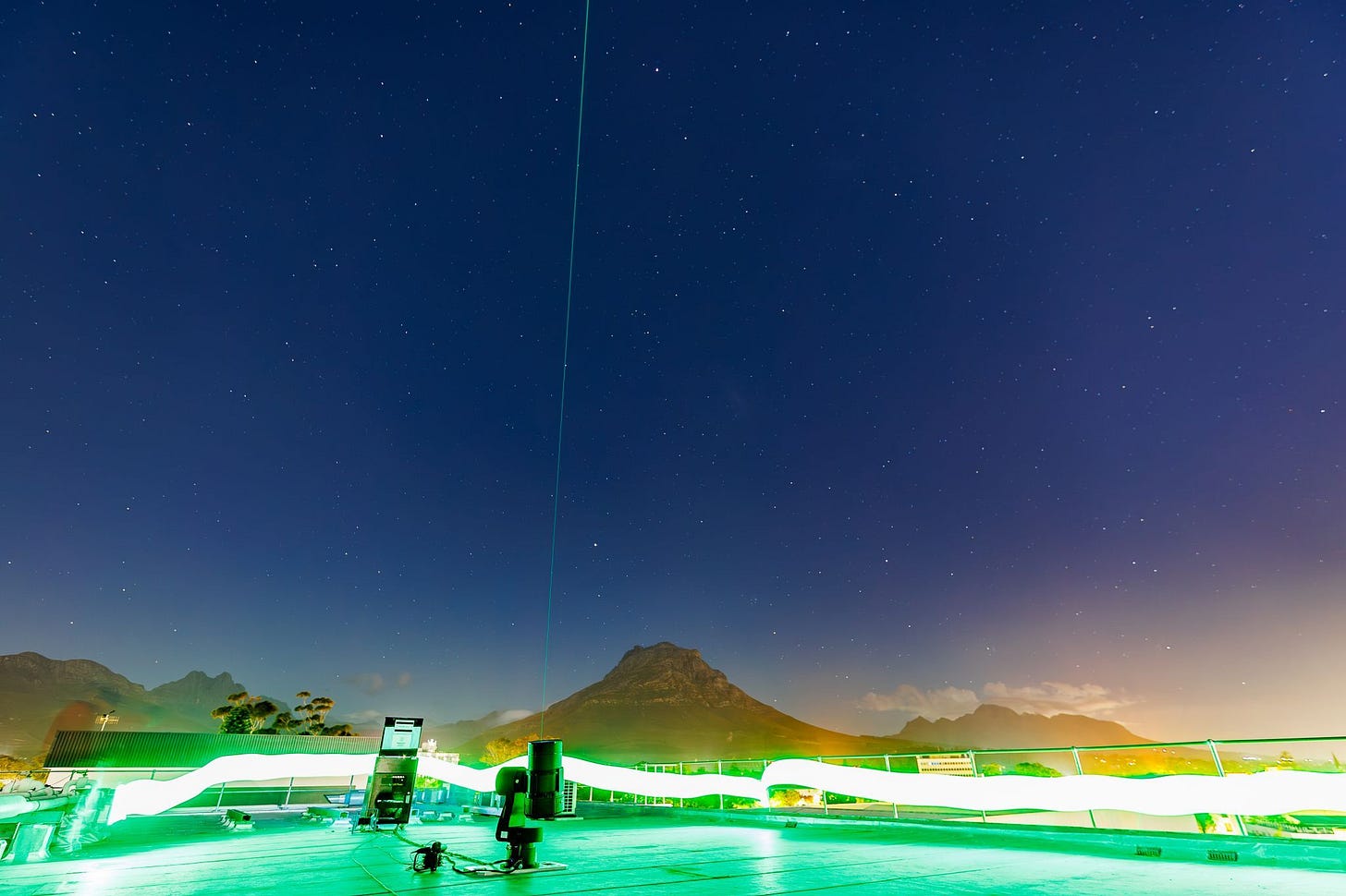 Image of Record-breaking 12,900 km Quantum Satellite Link at Stellenbosch University