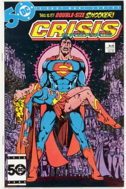 Crisis on Infinite Earths #7 the Death of Supergirl