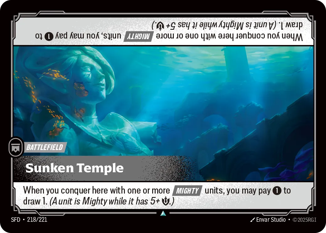 SFD-218 Sunken Temple Card - Riftbound TCG SFD-218 Sunken Temple Card - Riftbound TCG