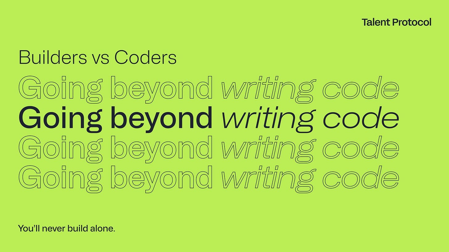 Builders vs. Coders