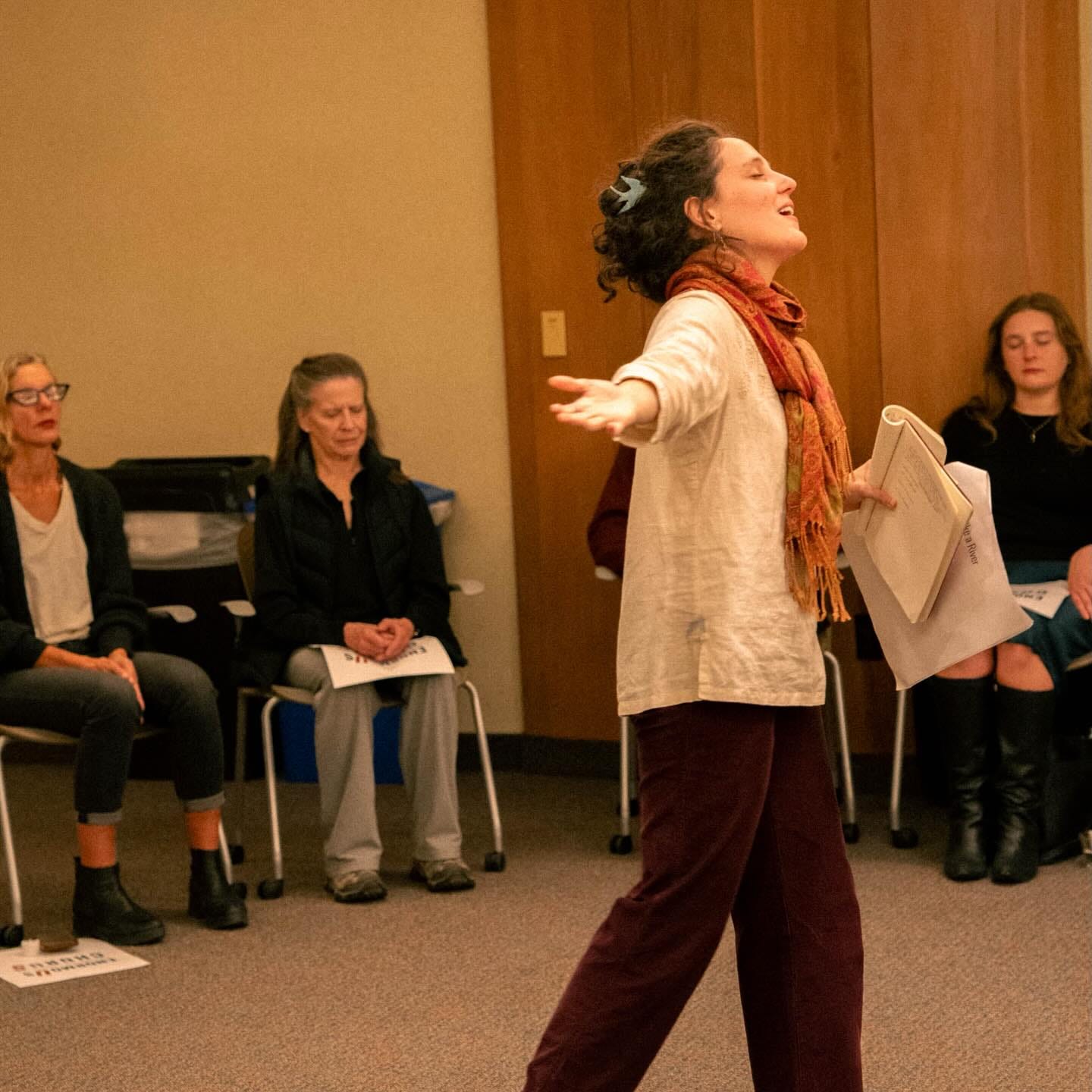 May be an image of 4 people, people practicing yoga and people dancing