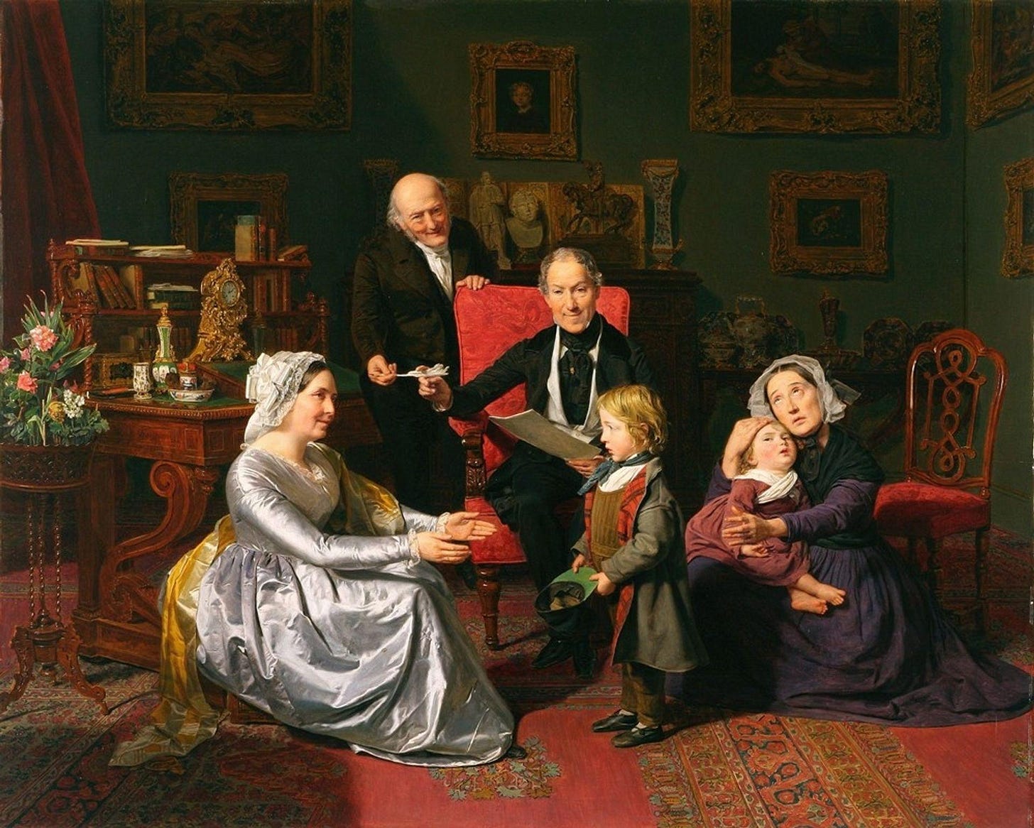 The Adoption - Ferdinand Georg Waldmüller | Artera