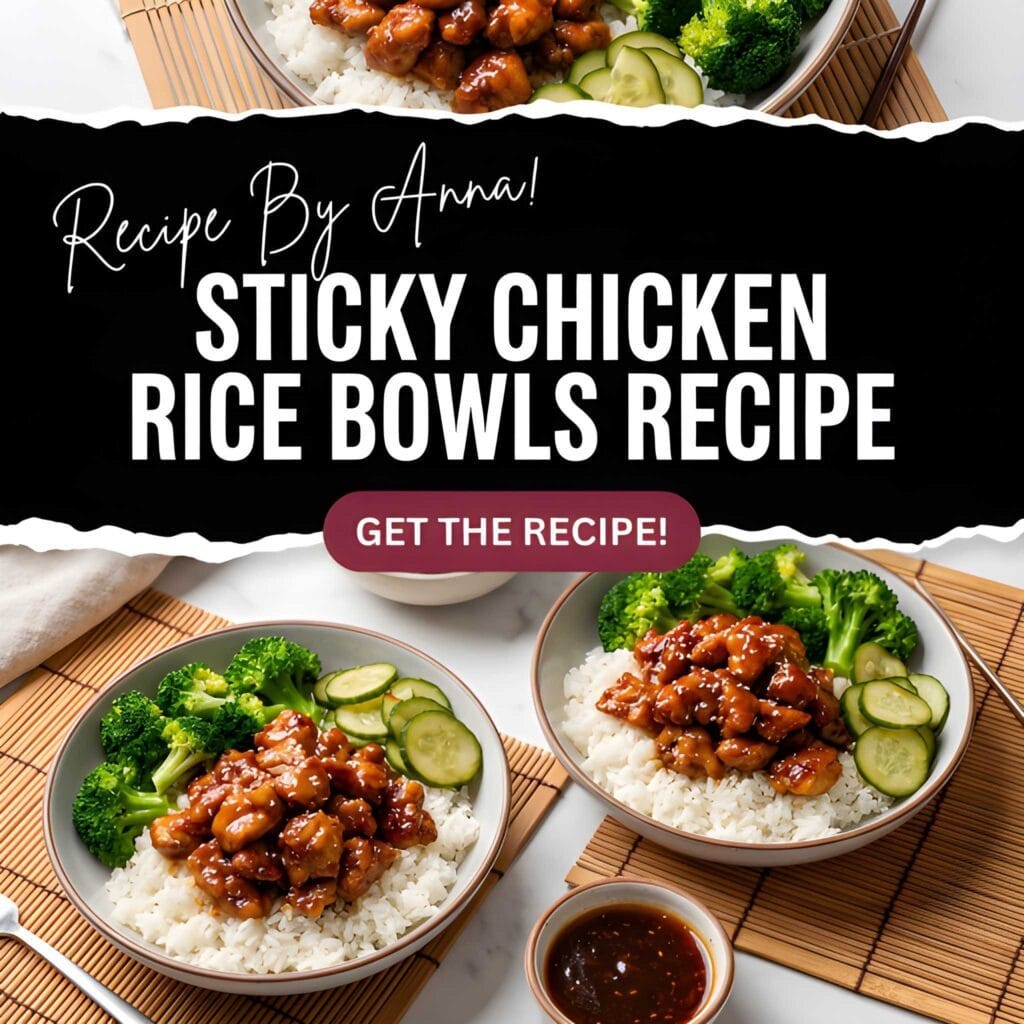 Sticky Chicken Rice Bowls