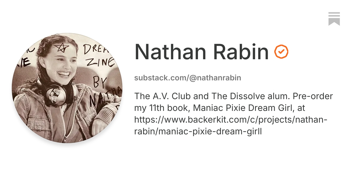 Nathan Rabin | Substack