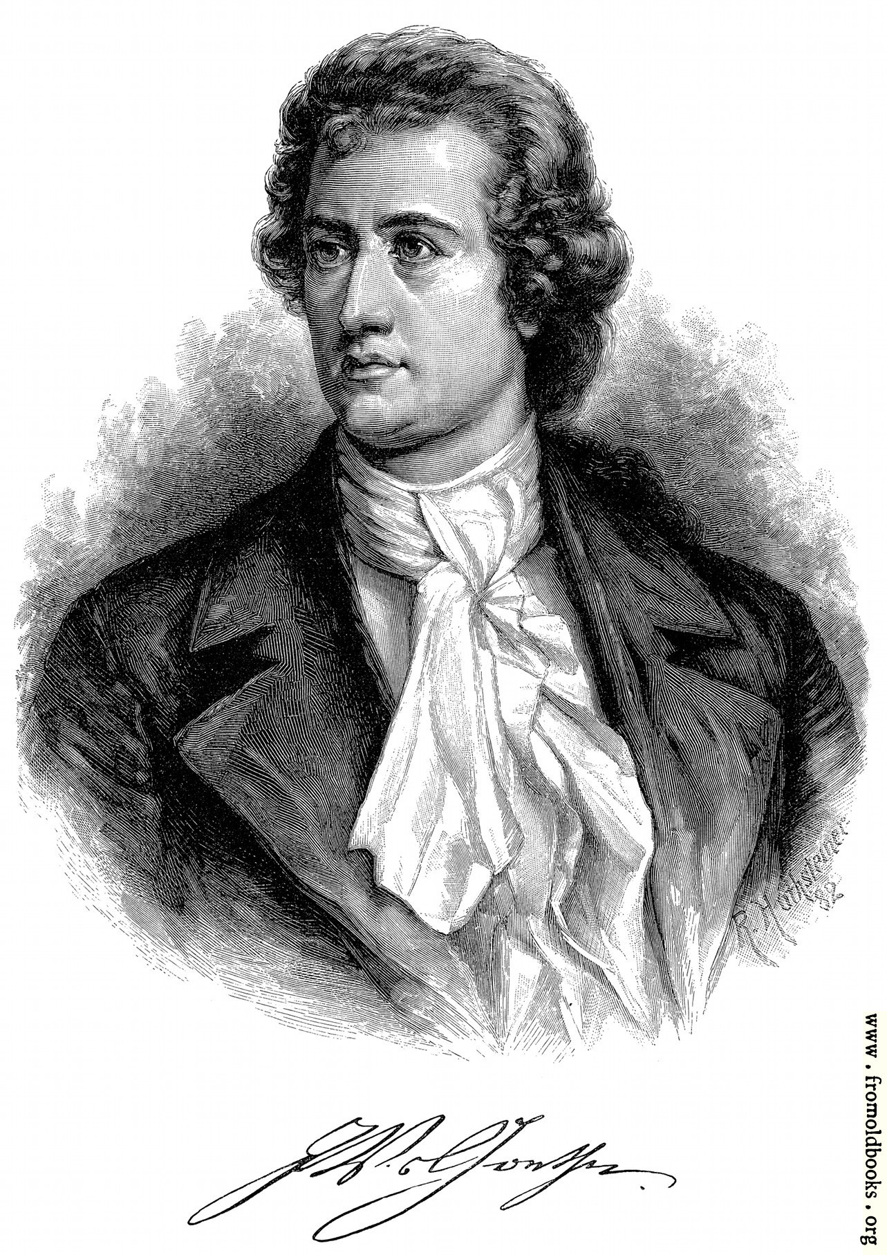 FOBO - Frontispiece - Portrait of Goethe with his signature