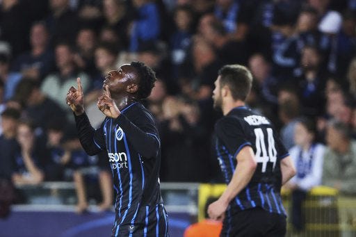 Monaco finds Club Brugge too hot to handle in Champions League. Leverkusen  snatches late draw - KOB.com