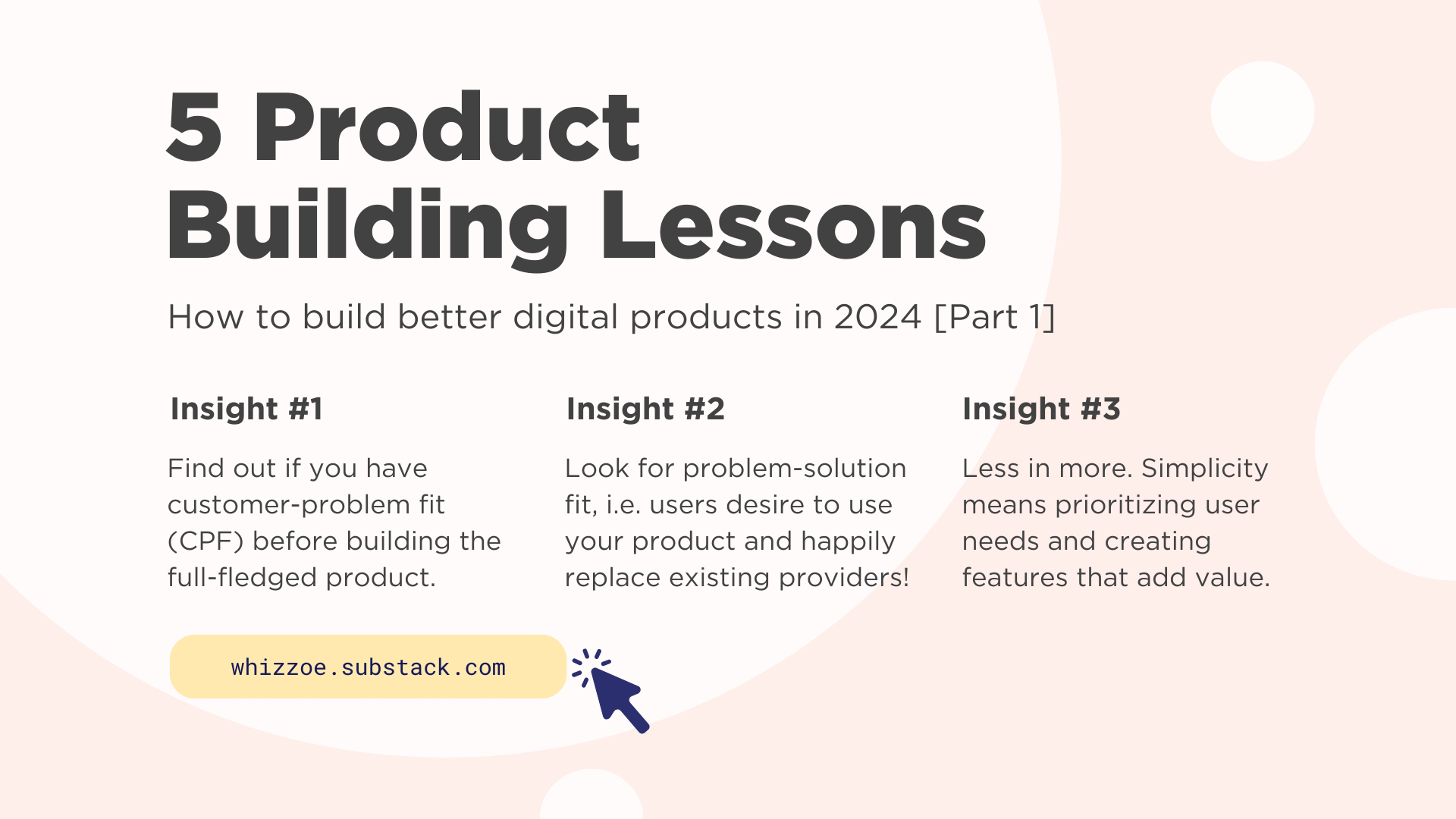 Problem Creating Products Part 1: Product Building Lessons for Startups, SaaS and Product Creators