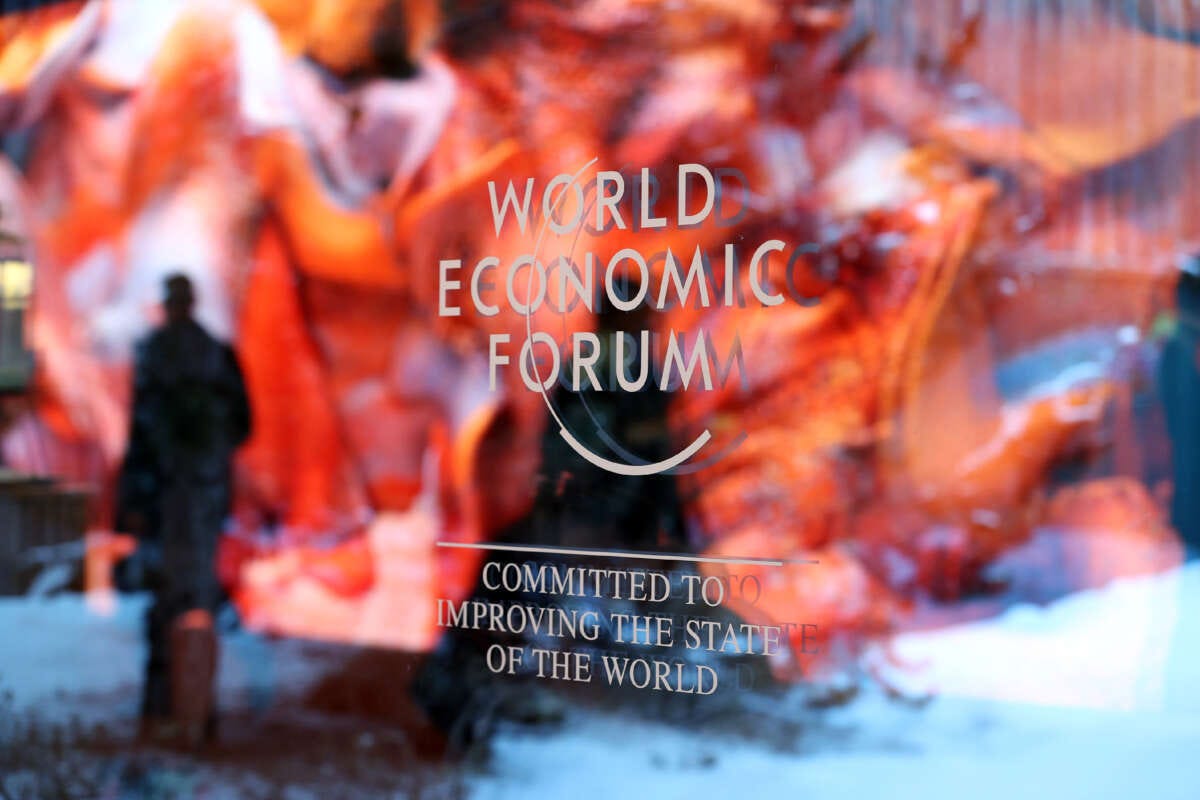 A general view of the World Economic Forum in Davos, Switzerland, on January 18, 2023.