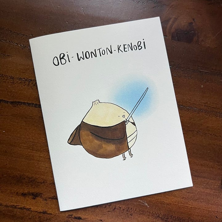 cooking and Obi wonton