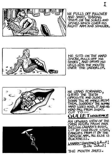 From Gray's storyboard for a projected film version of Lanark: A Life in  Four Books | Life, Grey, Cumbernauld