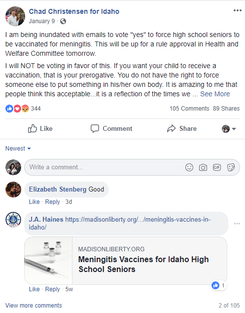 Chad Christensen for Idaho Chad Christensen for Idaho
