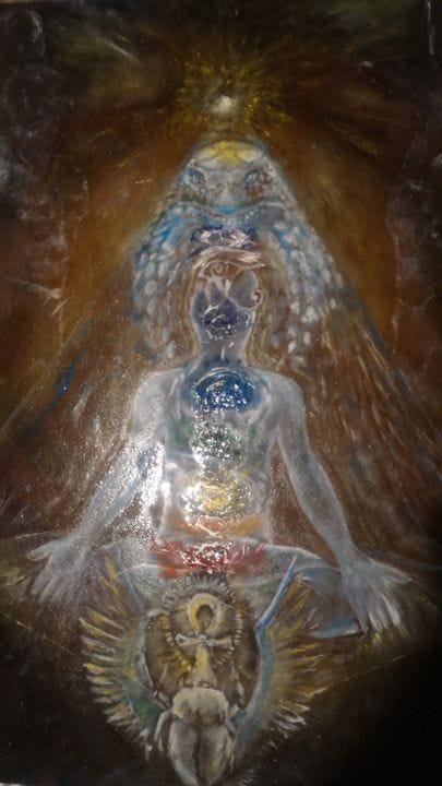 Initiation.jpg, Painting by Christ-Ange | Artmajeur