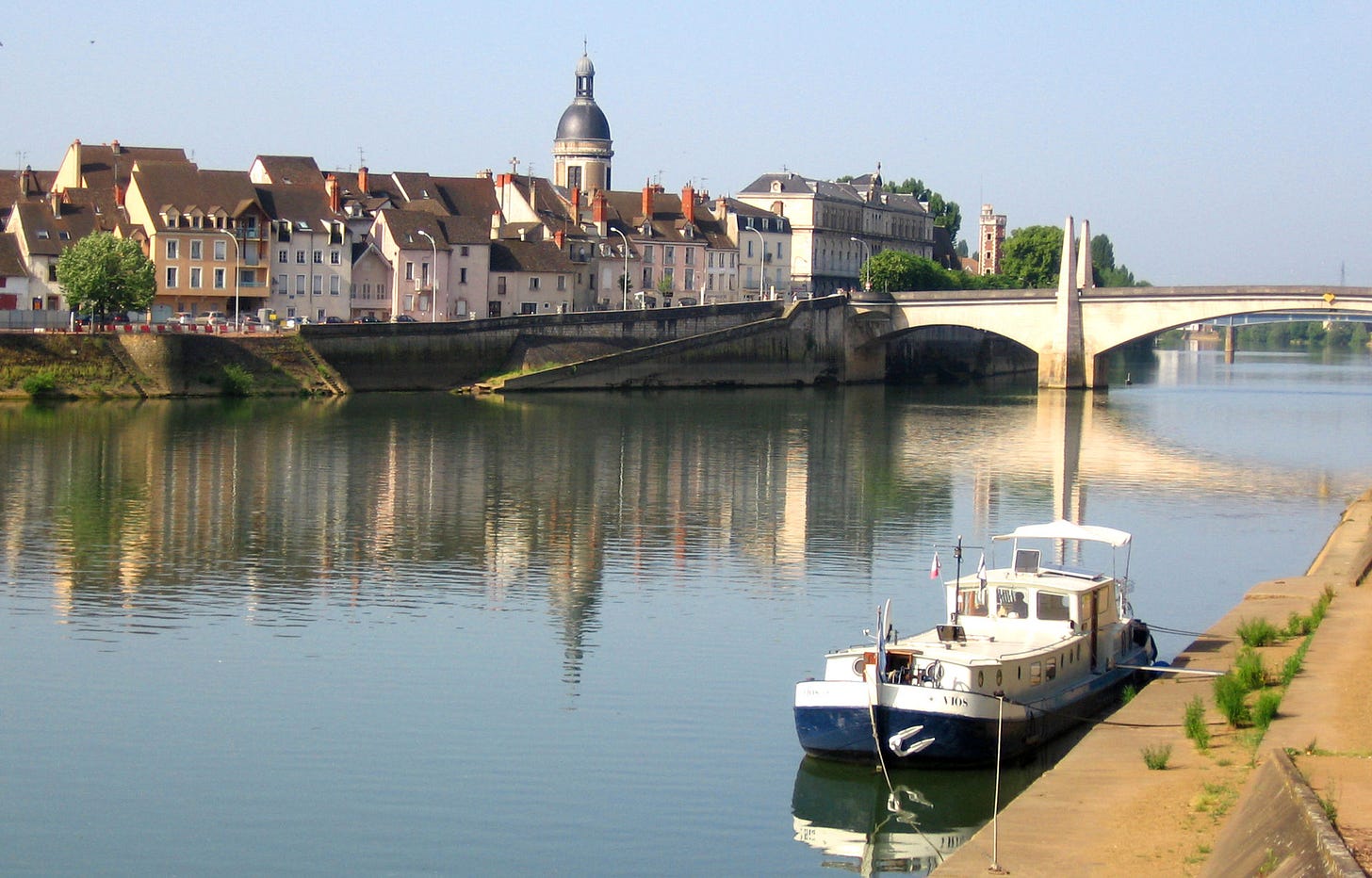 A general view of Chalon-sur-Saône