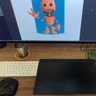 Drawing on Wacom Intuos Pro Large