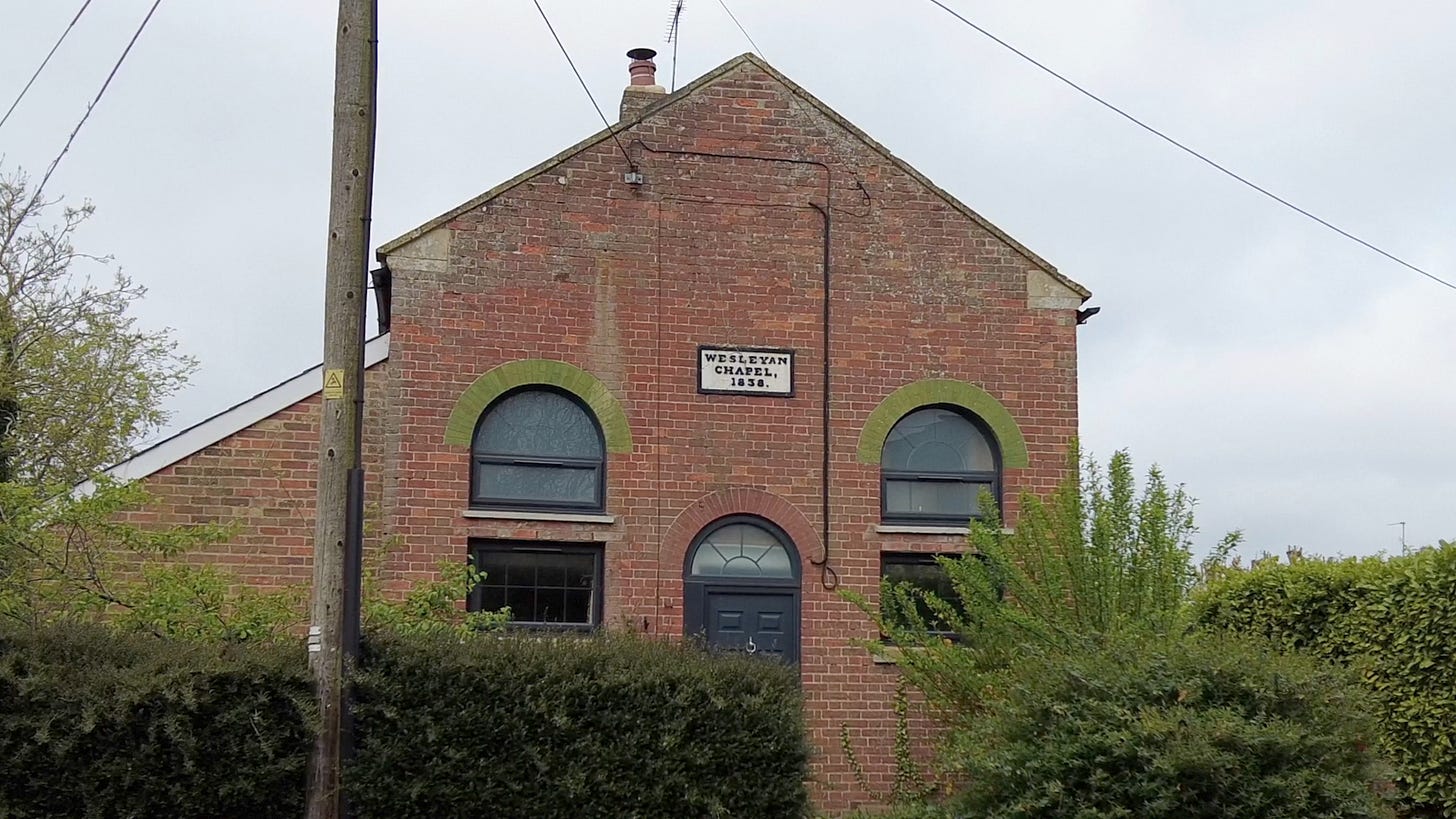 Wesleyan Chapel. Marsh Lane, Rowde, Devizes, Wiltshire built in 1838
