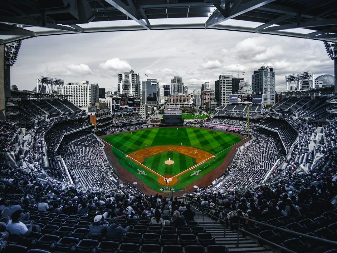 selective photography sports stadium