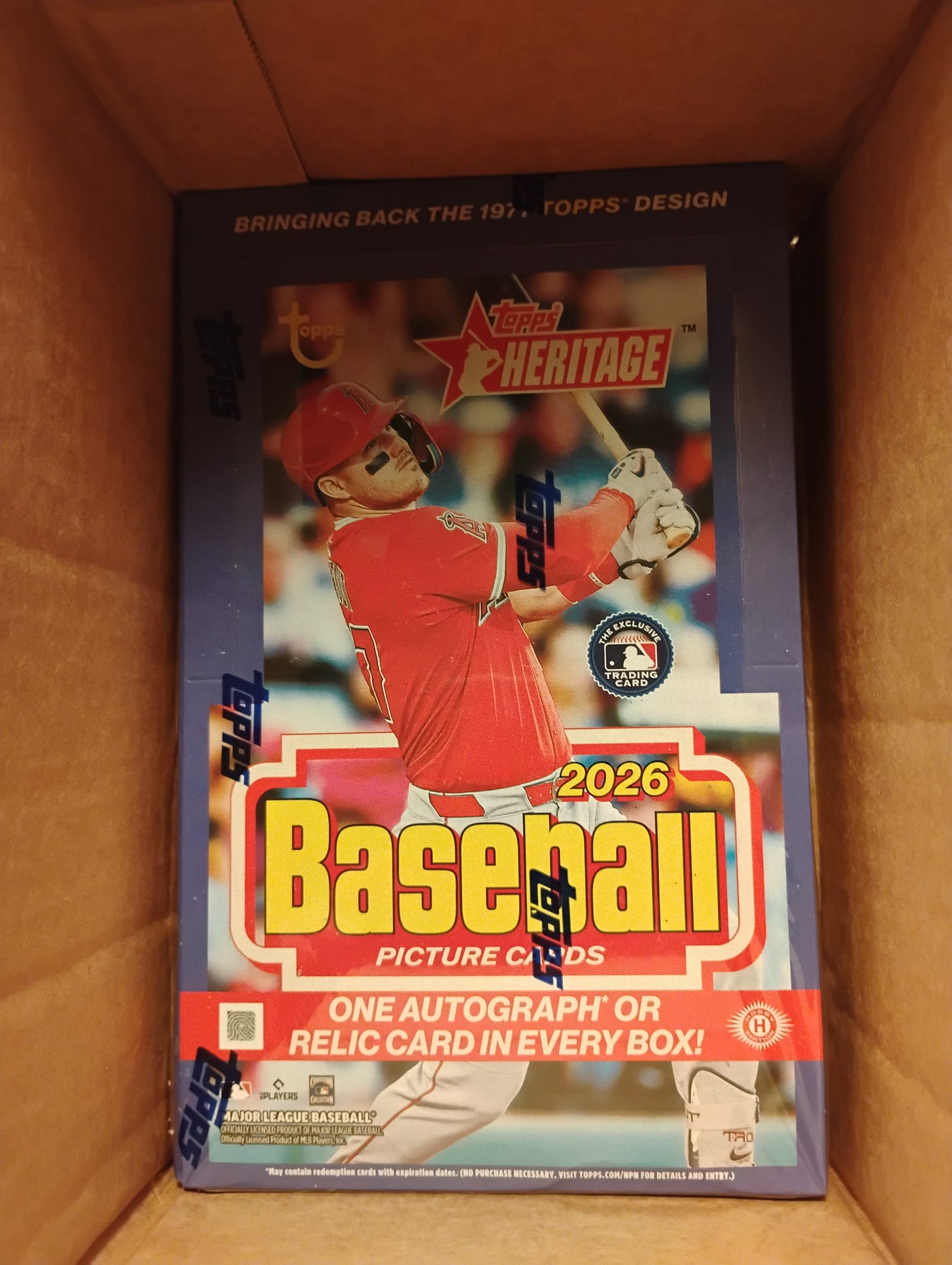 Opening a Topps 2026 Baseball Heritage Hobby Box