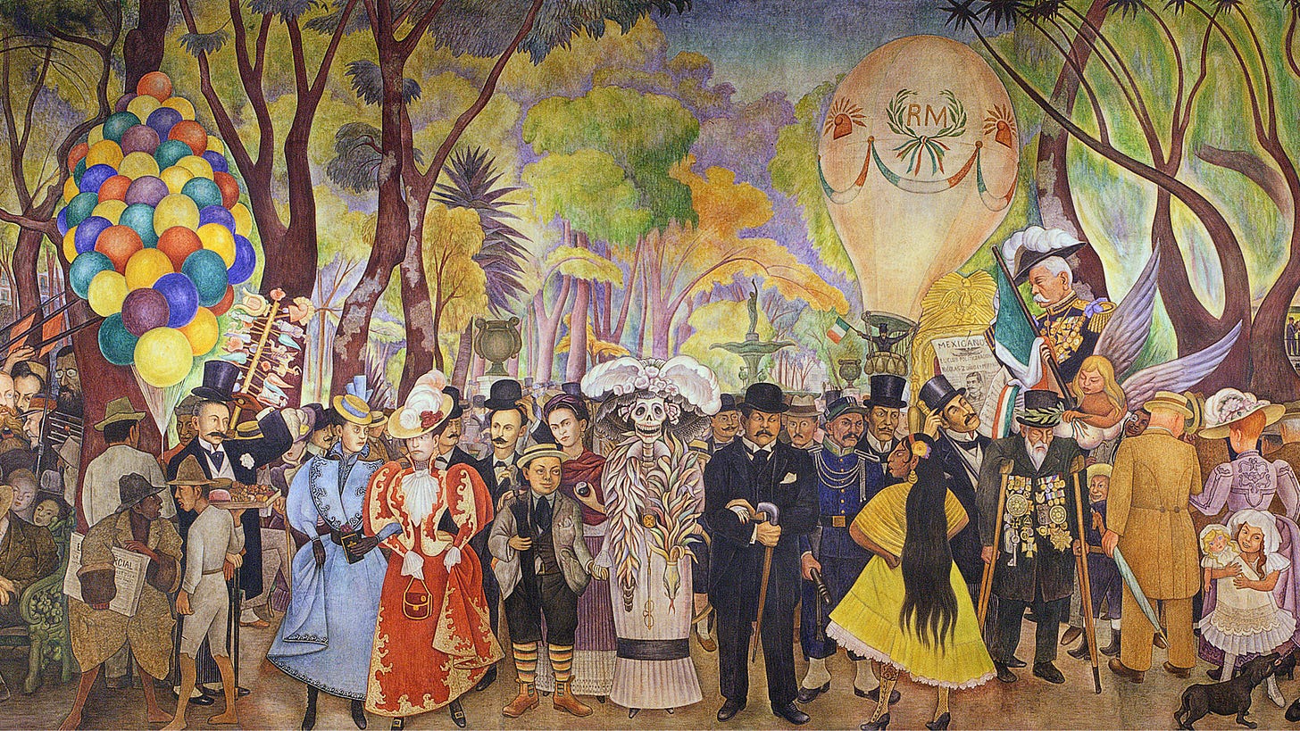 Diego Rivera's Dream of a Sunday Afternoon, a Surrealist Tableau of Mexican History | The Most Famous Artworks in the World | Sotheby's Diego Rivera's Dream of a Sunday Afternoon, a Surrealist Tableau of Mexican History | The Most Famous Artworks in the World | Sotheby's