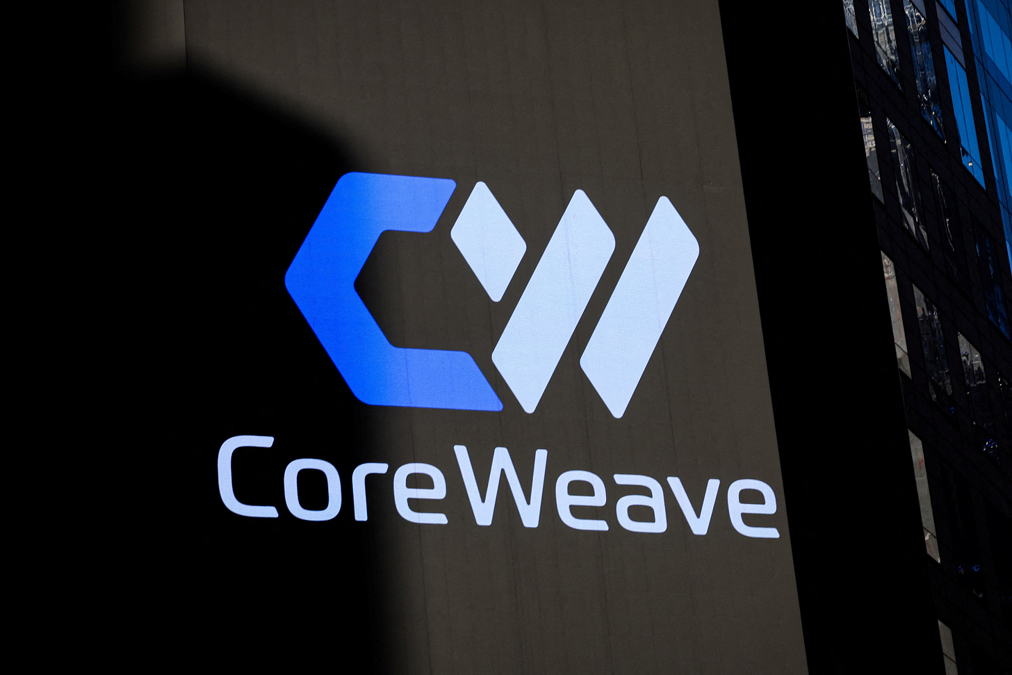 CoreWeave, Inc. IPO at the Nasdaq Market, in New York