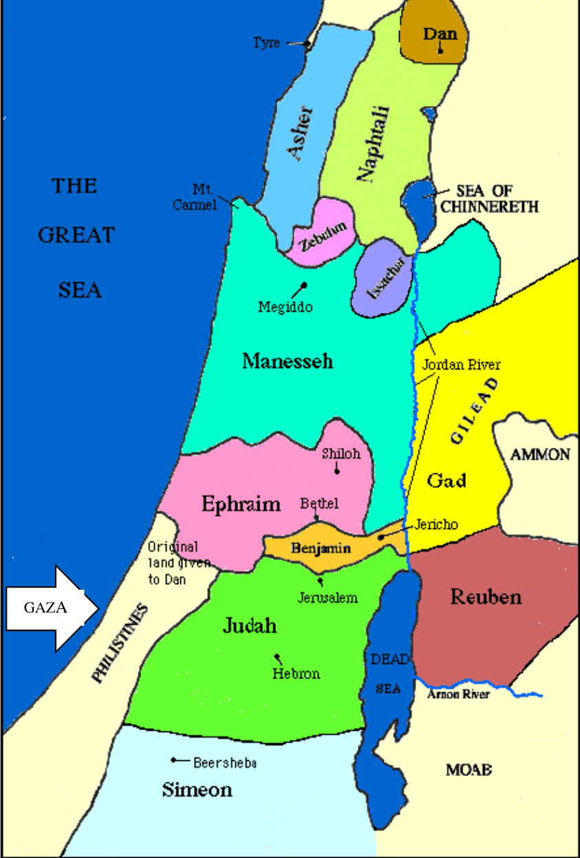 Map showing Jewish ownership of the land