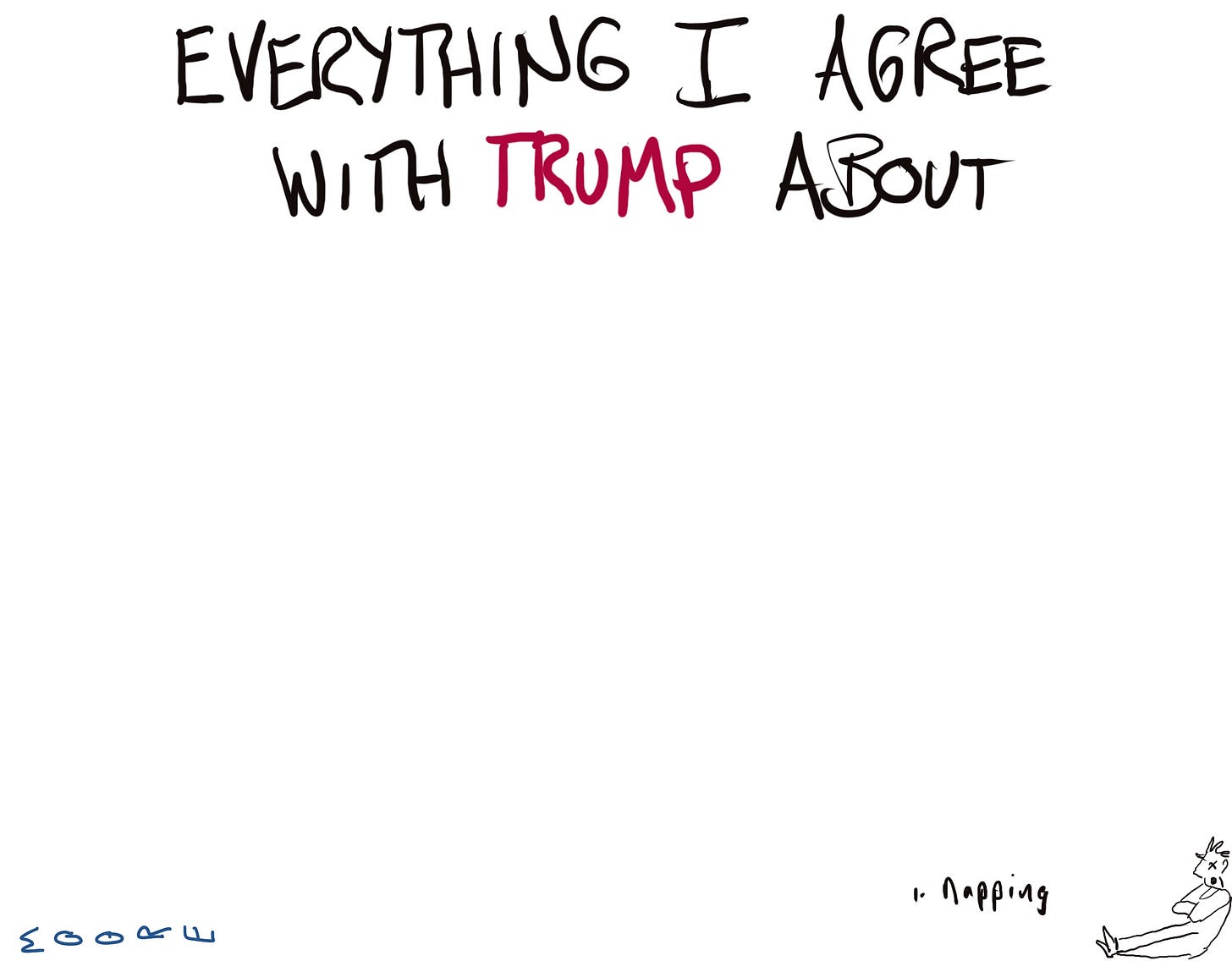 Trump and napping