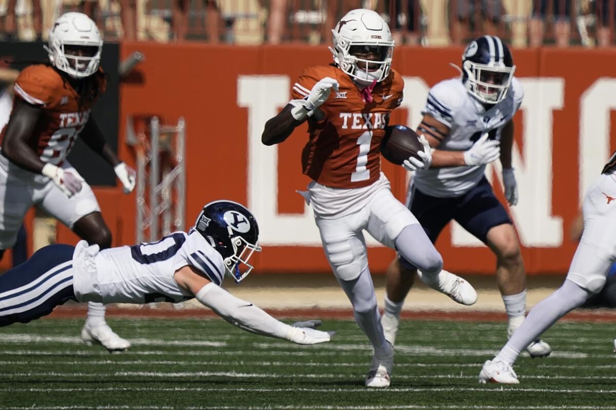 No. 25 K-State visits No. 7 Texas in a Big 12 showdown with Worthy-sized  headache to handle on kicks - The San Diego Union-Tribune