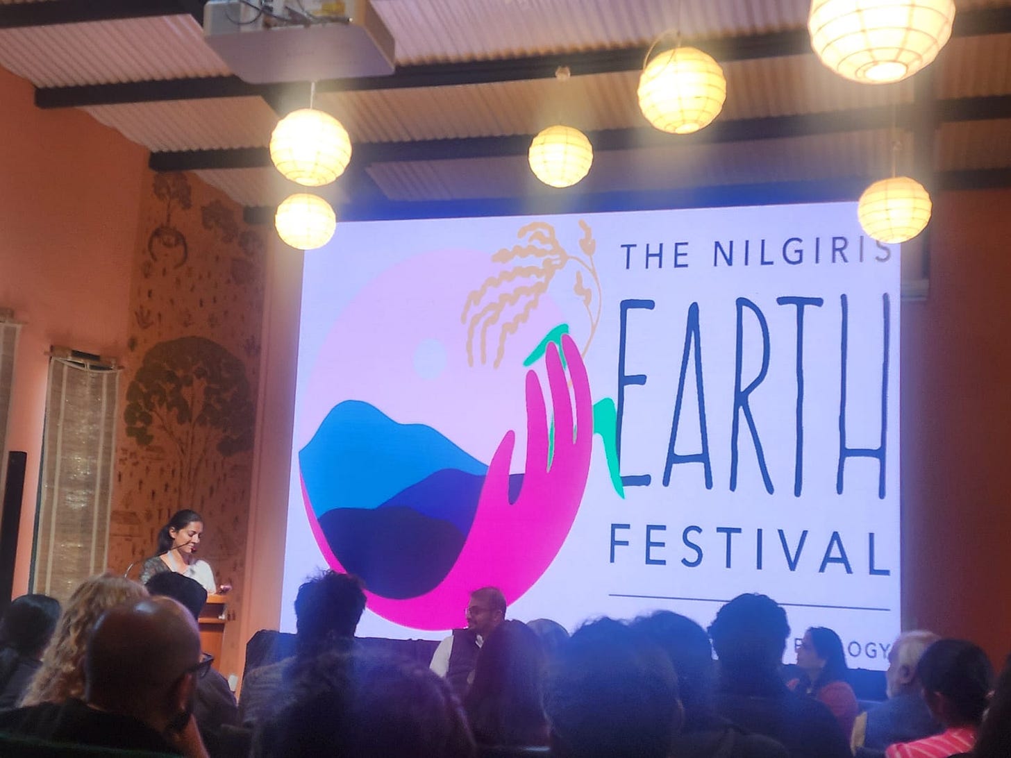 Festival hall at The Habba, Kotagiri during Nilgiris Earth Festival.