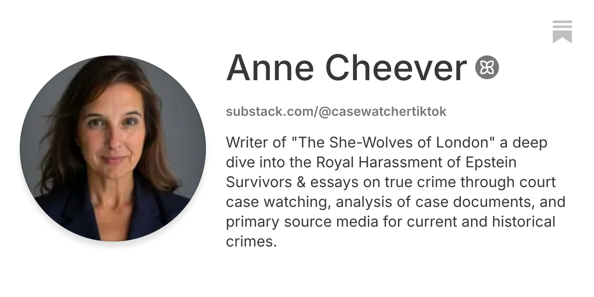 Anne Cheever | Substack