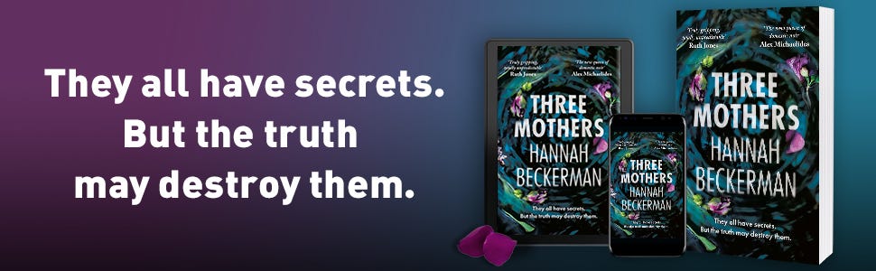 Three Mothers: Beckerman, Hannah: 9781662523366: Amazon.com: Books