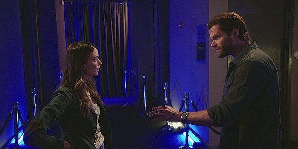 Cordell trying to deal with emotional Geri on Walker 2.14. Cordell trying to deal with emotional Geri on Walker 2.14.