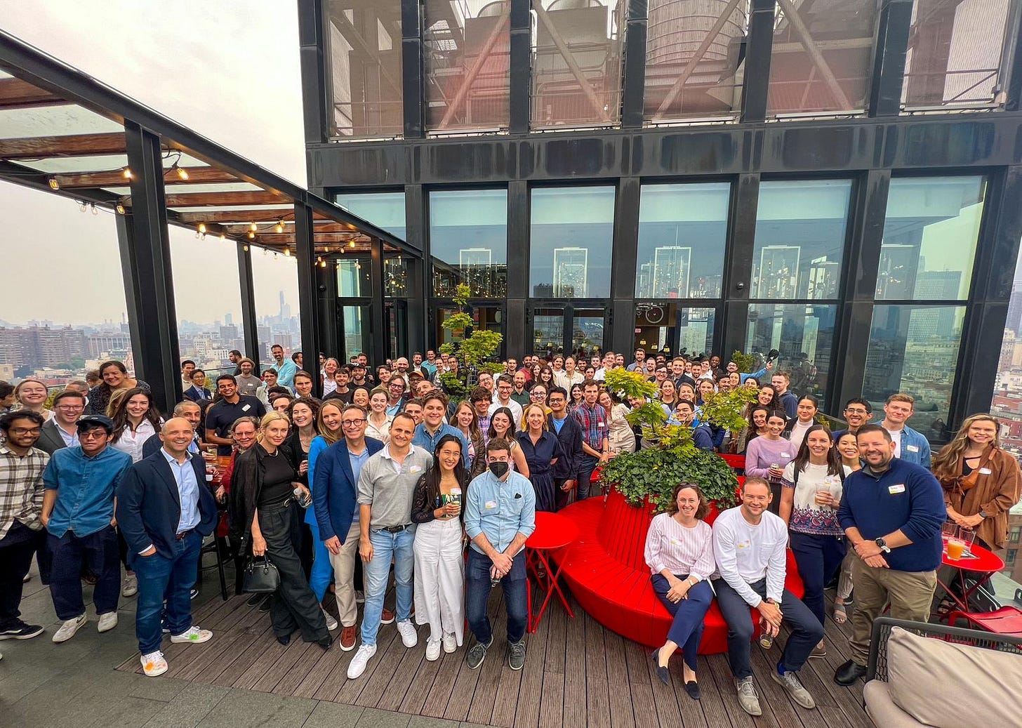 A group photo from the NY Climate Tech x MCJ Meetup
