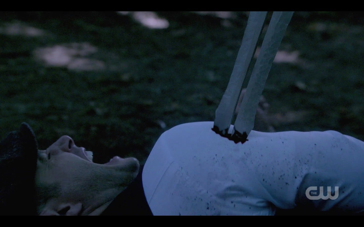 dean winchester remembers when michael was stabbed supernatural scar