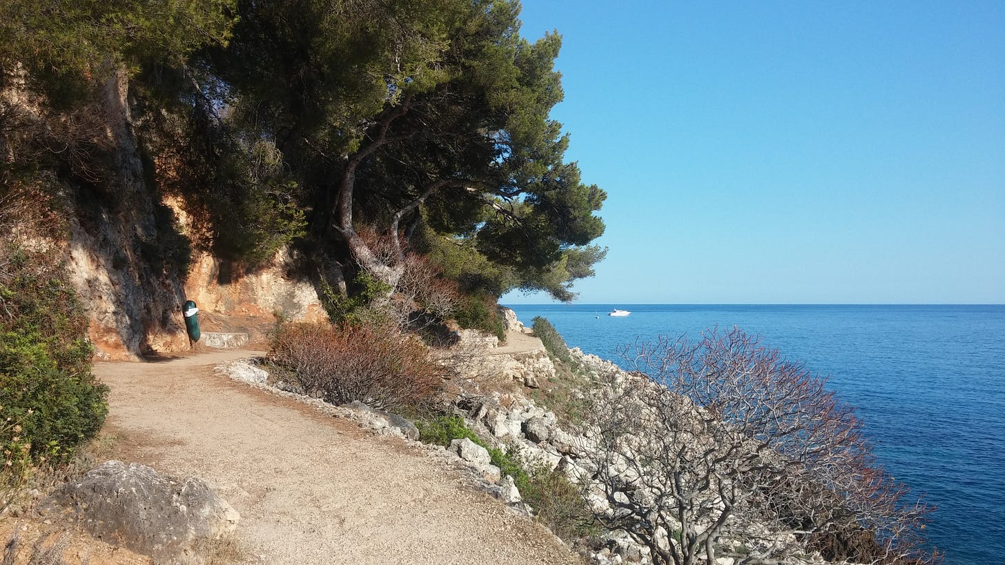 Cap-Martin 海岸與步道一景|來源:Renek78 / Wikimedia Commons(CC BY-SA 4.0) Cap-Martin 海岸與步道一景|來源:Renek78 / Wikimedia Commons(CC BY-SA 4.0)