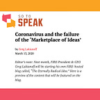 So to Speak: The Free Speech Podcast