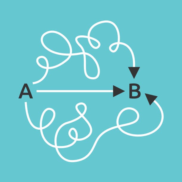 210+ Shortest Path Stock Illustrations, Royalty-Free Vector Graphics & Clip  Art - iStock | Shortcut, Straight line, Easy