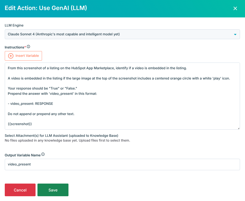 Extracting structured content from the screenshot