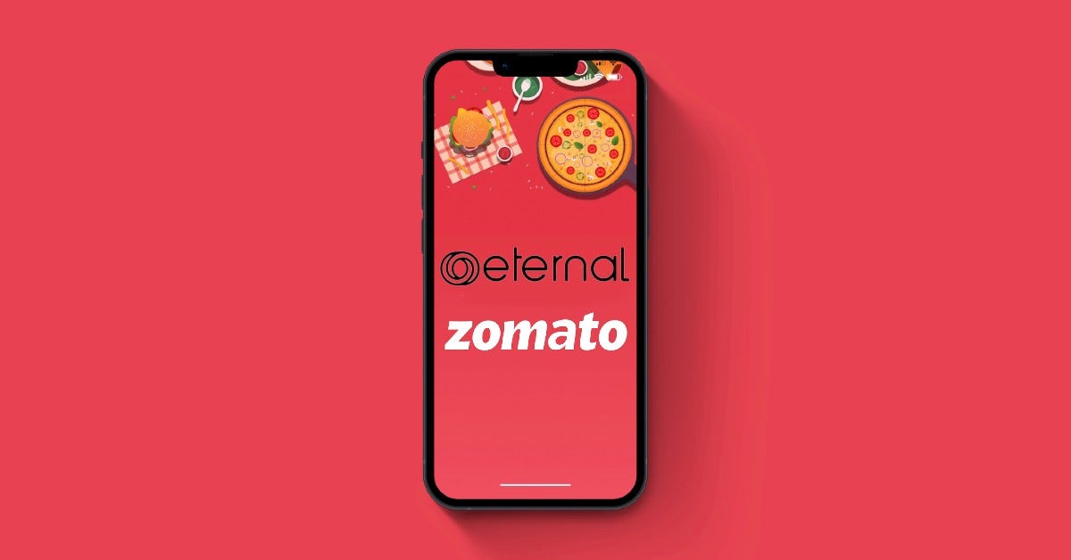 Zomato Eternal - riseshine.in