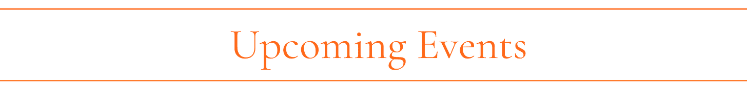 Upcoming Events
