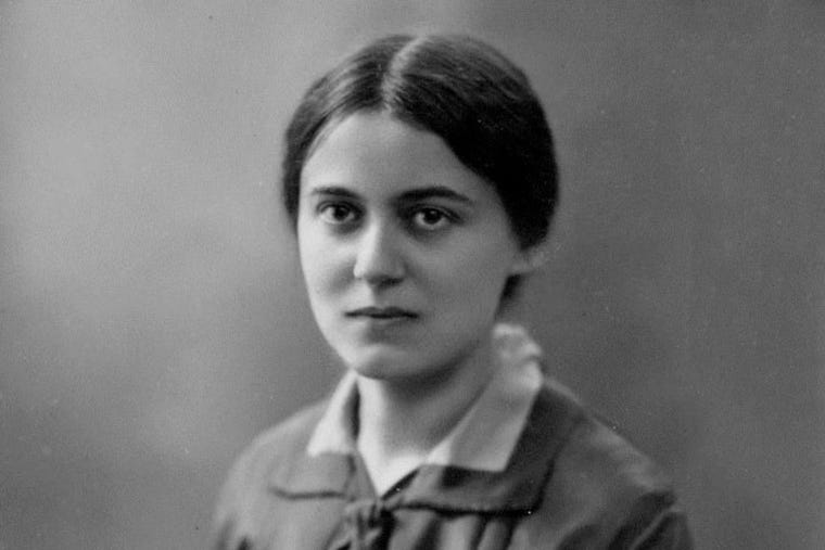 Edith Stein in her youth