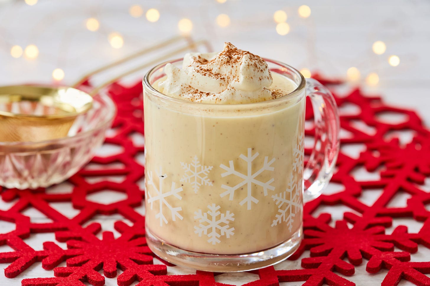 The Creamiest Homemade Eggnog - Gemma's Bigger Bolder Baking