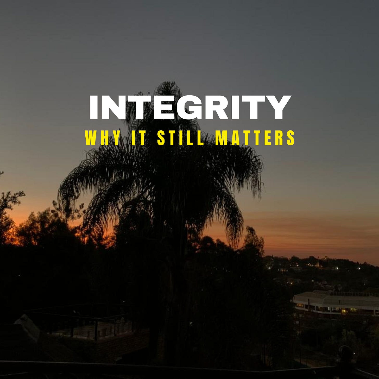 Integrity Random Facts Integrity: Why It Still Matters