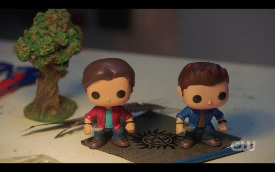 Sam Dean Winchester Pop Funko dolls ending SPN Atomic Monsters Sam Dean Winchester Pop Funko dolls ending SPN Atomic Monsters