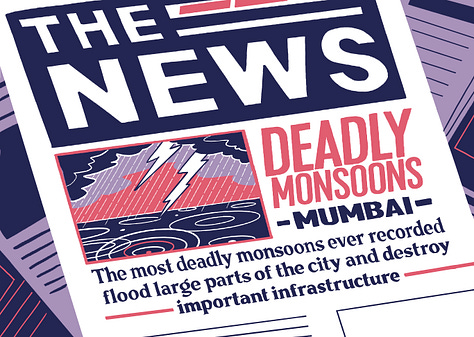 illustrations by Migy about climate change the game