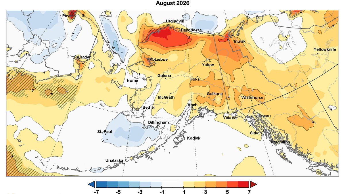 Alaska August 2026 Climate Summary