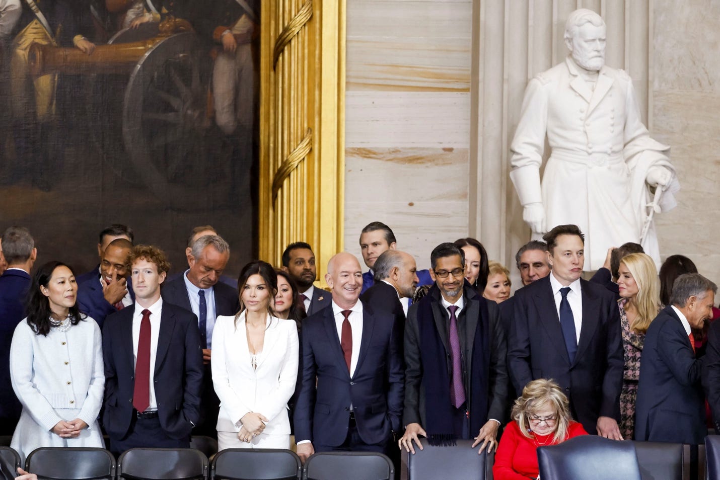 Trump's inauguration billionaires, CEOs: Ambani, Zuckerberg, Bezos attend  church, ceremony | Reuters